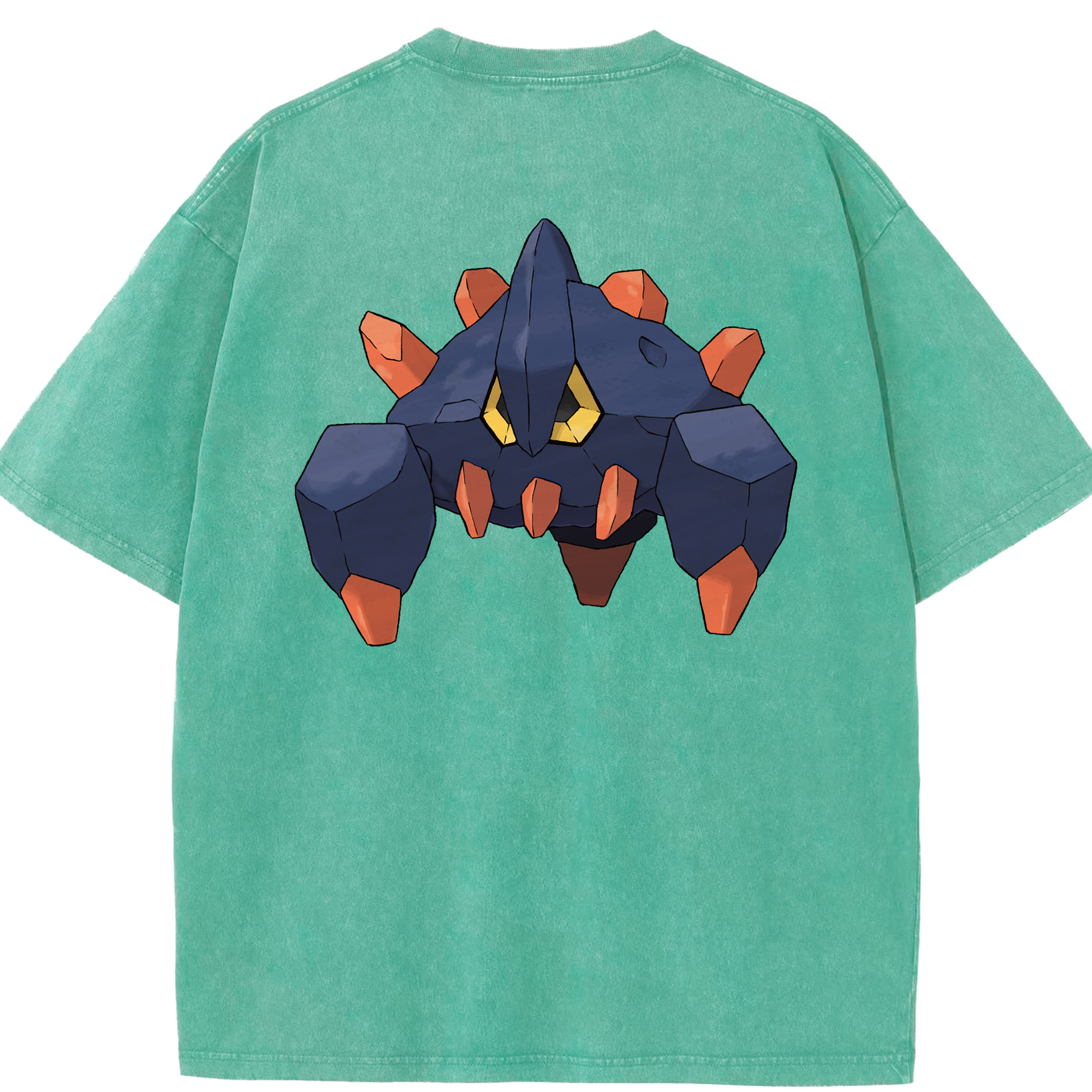 （画像用） ポケットモンスター Pokémon 綿100% ヴィンテージ風 半袖Tシャツ（背面プリント）